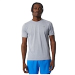 Camiseta New Balance Impact Run - Masculina CINZA