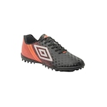 Chuteira Society Umbro Illusion - Adulto BRANCO/LARANJA