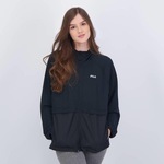 Jaqueta com Capuz Fila Mix Mesh Ii - Feminina PRETO