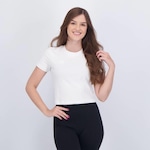 Blusa Cropped Umbro Essential Comfy - Feminina BRANCO