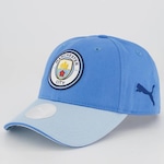 Boné Aba Curva Puma Manchester City Bb - Snapback - Adulto AZUL