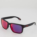 Óculos de Sol Oakley Holbrook Iridium - Unissex PRETO/VERMELHO