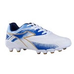 Chuteira de Campo Diadora Mondiale Ii - Adulto BRANCO/AZUL