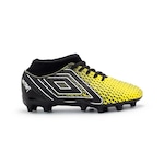 Chuteira de Campo Umbro Mutant Jr - Infantil Amarelo/Preto