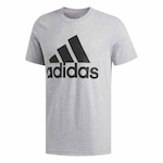 Camiseta Adidas M/C Big Logo - Masculina CINZA/PRETO