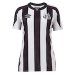 Camisa do Santos Ii 2022/23 Umbro Atleta - Feminina PRETO/BRANCO