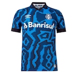 Camisa do Grêmio Iii 2021/22 Umbro - Masculina AZUL CLA/AZUL ESC