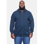 Blusão de Moletom com Capuz Hd Plus Size Fashion Basic - Hd - Masculino AZUL ESCURO