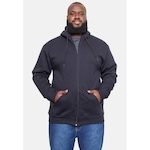 Blusão de Moletom com Capuz Hd Plus Size Fashion Basic - Masculino PRETO