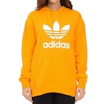 Blusão Moletom Canguru adidas Adicolor Classic - Feminino AMARELO