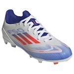 Chuteira de Campo adidas F50 League Júnior BRANCO/AZUL