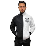 Jaqueta do Corinthians Trilobal Duo Lotus - Masculina PRETO/BRANCO