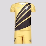 Kit Uniforme de Futebol 2 do Athletico Paranaense 2024 Umbro - Infatil AMARELO