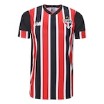 Camisa do São Paulo II 24 New Balance Masculina Torcedor Vermelho/Preto