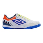 Chuteira Futsal Umbro X-Confort - Adulto BRANCO/LARANJA