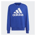 Blusão de Moletom Adidas Big Logo - Masculino AZUL