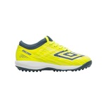 Chuteira Society Umbro Ultimate - Infantil VERDE/AZUL ESC