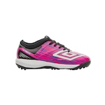 Chuteira Society Umbro Ultimate - Infantil ROSA/PRETO