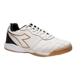 Chuteira Futsal Diadora Calcio Elite - Adulto BRANCO/PRETO