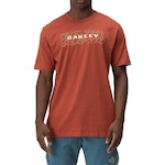 Camiseta Oakley Square Lightining Graphic Wt24 Baked Clay - Masculina LARANJA