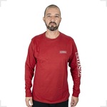 Camiseta O''''Neill Manga Longa - Masculino VERMELHO