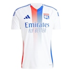 Camisa 1 Olympique Lyonnais 24/25 adidas - Masculina BRANCO