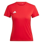 Camiseta adidas Corrida Adizero Essentials - Feminina VERMELHO