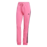 Calça adidas Primegreen Essentials Warm-Up Slim Tapered 3-Stripes - Feminina ROSA