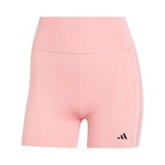 Shorts Legging adidas Optime 4-Inch Raw-Cut-Hem - Feminino ROSA