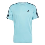 Camiseta adidas Train Essentials 3-Stripes - Masculina TURQUEZA