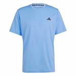 Camiseta adidas Essentials Base - Masculina AZUL/PRETO