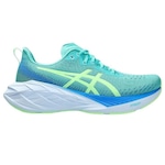 Tênis Asics Novablast 4 Lite Show - Masculino Azul/Verde