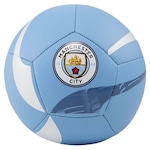 Mini Bola Puma Manchester City Fc Pre Match AZUL/BRANCO