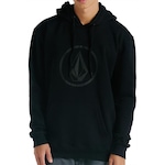 Blusão de Moletom com Capuz Volcom Volstoned - Masculino PRETO