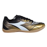 Chuteira Futsal Diadora Squadra Ii - Adulto PRETO/OURO