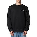 Blusão de Moletom sem Capuz Billabong Signature Plus Size - Masculino PRETO