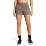 Shorts de Corrida Under Armour Flex Woven - Feminino BEGE