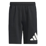 Short adidas Logo - Masculino PRETO/BRANCO