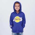 Blusão de Moletom Nba Los Angeles Lakers Rain - Infantil ROXO