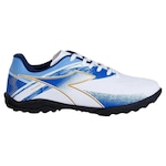 Chuteira Society Diadora Mondiale II - Adulto BRANCO/AZUL