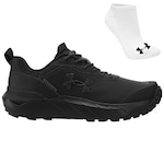 Kit Tênis Under Armour Defense Low + Meia - Masculino PRETO