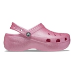 Sandália Crocs Plataform Glitter Clog - Feminino ROSA