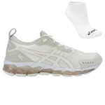 Kit Tênis Asics Gel-Quantum 360 Ctw + Meias - Feminino Branco/Bege