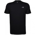 Camiseta New Balance Tenacity Logo - Masculina Preto Mescla