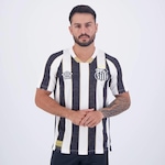 Camisa 2 Umbro Santos 2024 Nº10 - Masculina PRETO