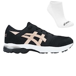 Tênis Asics Gel-Takumi + Par de Meias - Feminino PRETO/BRANCO