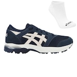 Tênis Asics Gel-Takumi + Par de Meias - Feminino AZUL ESC/BRANCO