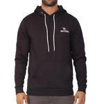 Blusão de Moletom com Capuz Rip Curl Brand Stack Zip Thru - Masculino PRETO/CINZA