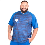 Camisa Cruzeiro Surf Center Oficial Plus Size - Masculina AZUL