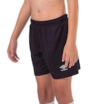 Calção Umbro Twr Aria - Infantil PRETO/BRANCO